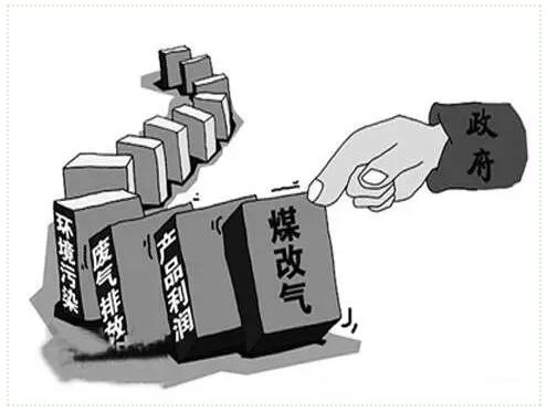 煤改氣使用天然氣，成本高